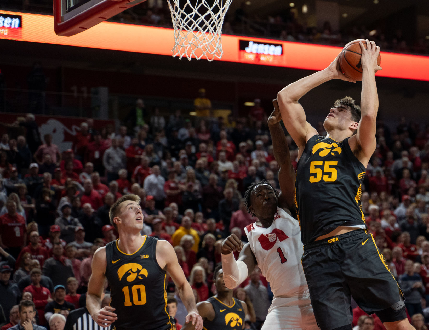 Nebraska Basketball vs. Iowa Photo No. 13